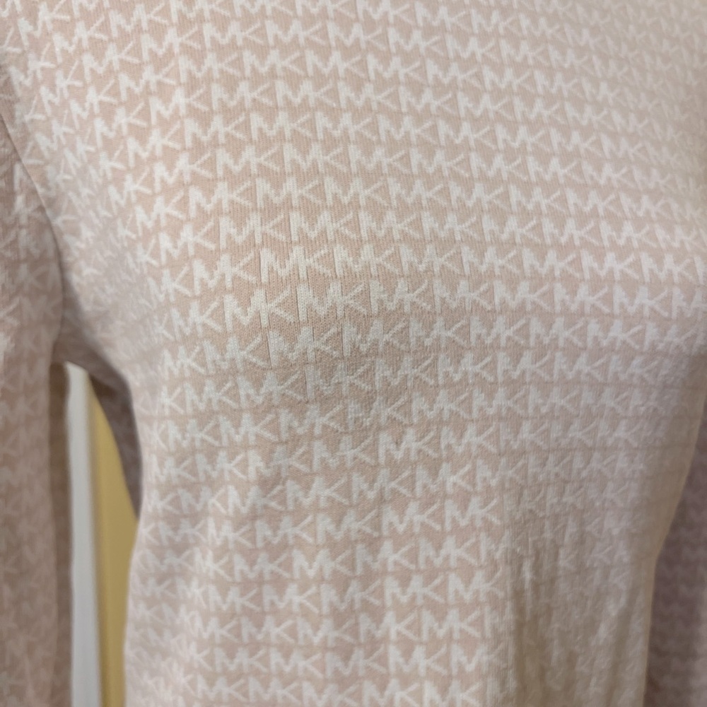 Michael kors Elegant Pink Long Sleeve Dress stretch side L - Picture 7 of 14